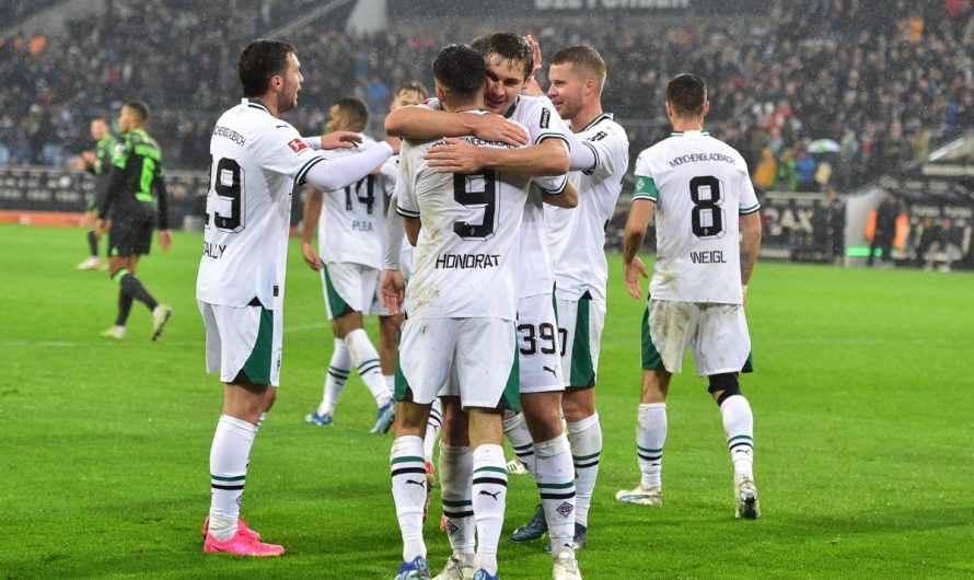 4:0! Borussia siegt klar gegen Wolfsburg